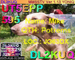 Aperçu du site SSTV de 14HP56 Patrice