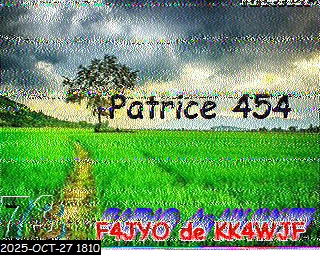 Aperçu du site SSTV de 14HP56 Patrice