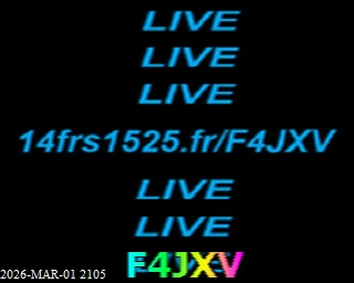 Aperçu du site SSTV de F4JXV Alain